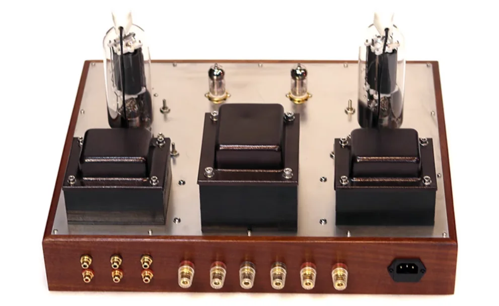 45WX2 805A 6P6P ECC82 Высокомощный односторонний ламповый усилитель класса A VU-метр шасси