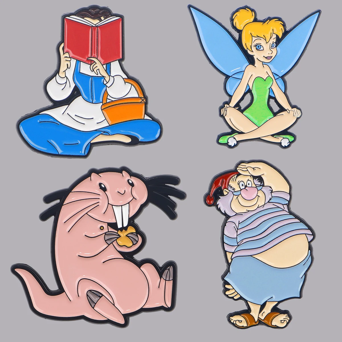 Эмалированная шпилька с милым родинкой Мультяшные фотообои аксессуары для