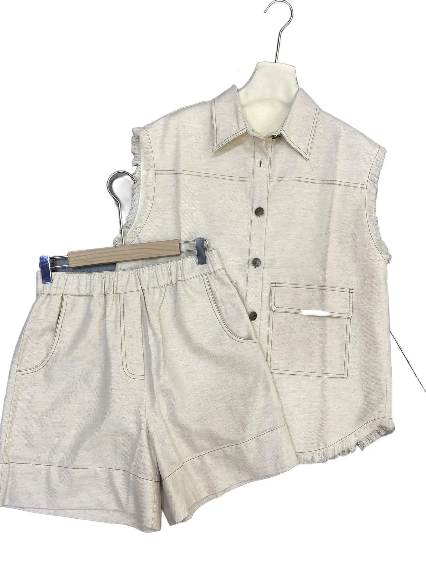 

2023 Women's Clothing Burr Vest Suit 0729