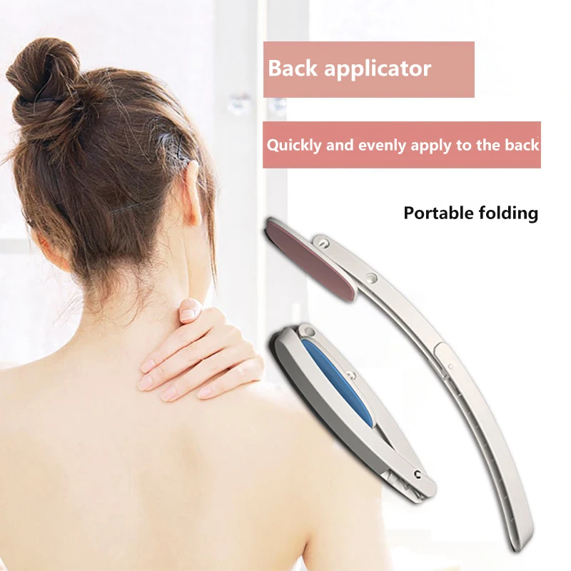 Портативный складной аппликатор для крема спины лосьон с длинной ручкой