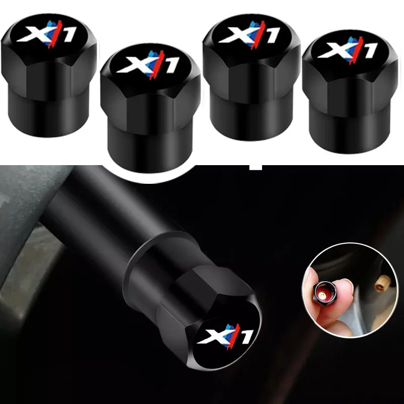 4pcs Aluminum Car Tire Valve Cap Wheel Rim Stem For Bmw F20 F21 F22 F45 F30 F31 F33 F36 F10 F11 F18 F06 F12 F13 F48 F49 X1 - купить по