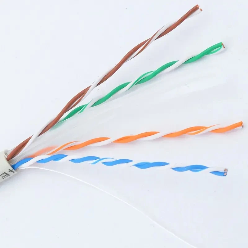 

11869 super six cat6a network cable oxygen-free copper core shielding crystal head jumper data center heartbeat