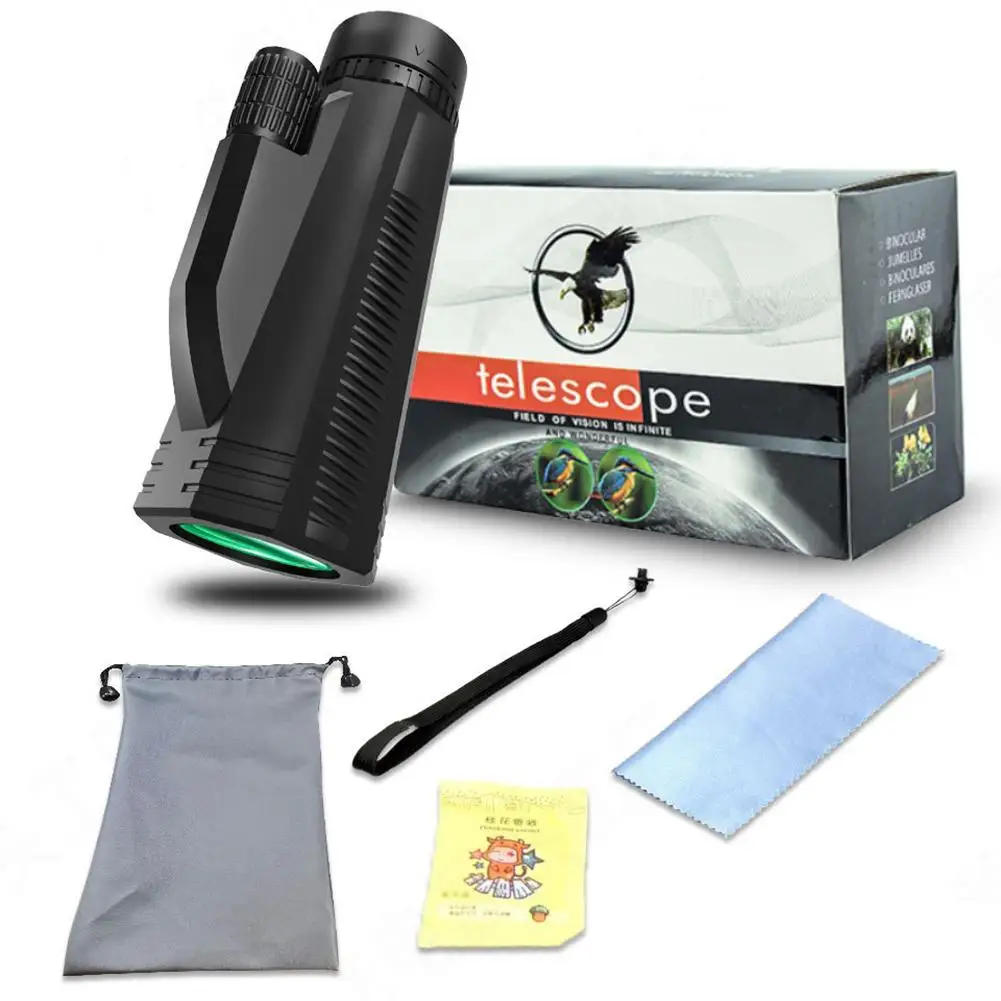

High-definition Monoculars Outdoor Monocular Telescope With Tripod 12x50 High Power For Watching Camping Traveling