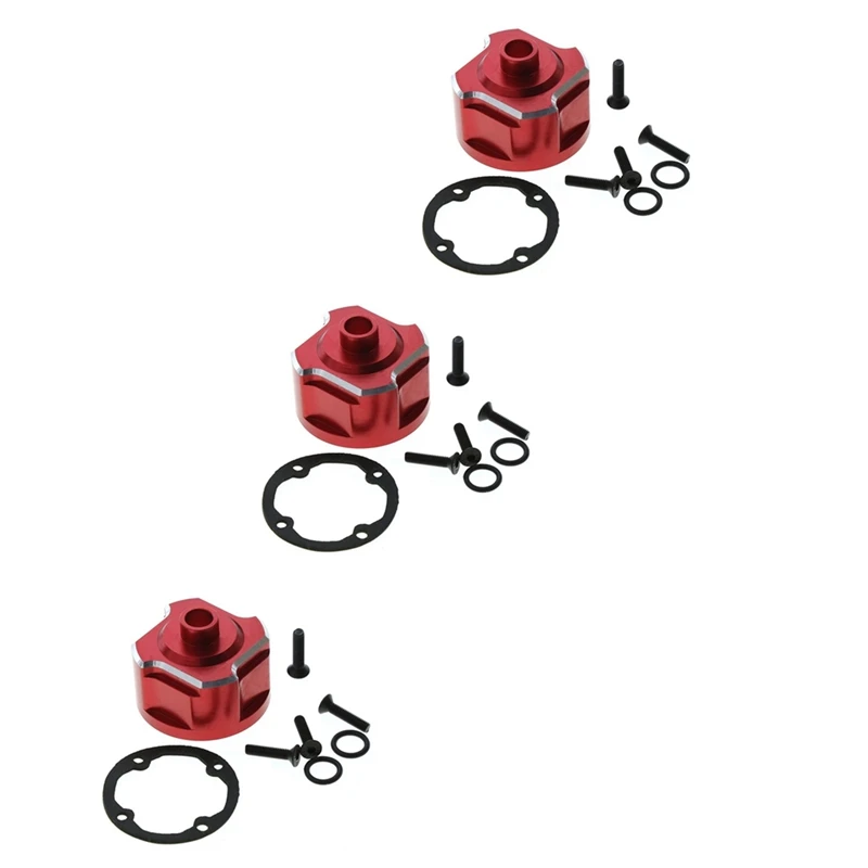 

3 шт. алюминиевый дифференциальный носитель, дифференциальный чехол 9581 для 1/8 Traxxas, аксессуары для радиоуправляемых автомобилей