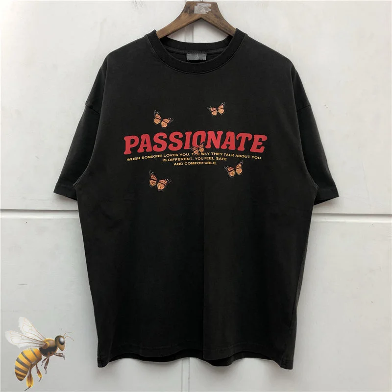 

T Shirt Vintage Men Women High Quality Cotton Washed Heavy Fabric T-shirt Clothing Tops Tee