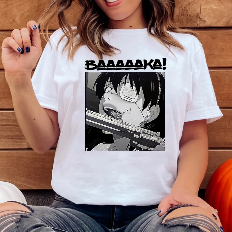 

Kakegurui T Shirt Japan Anime Short-sleev Clothes Funny Vintage Manga Print Tops Women Men Casual Fashion Tee Camisetas Mujer