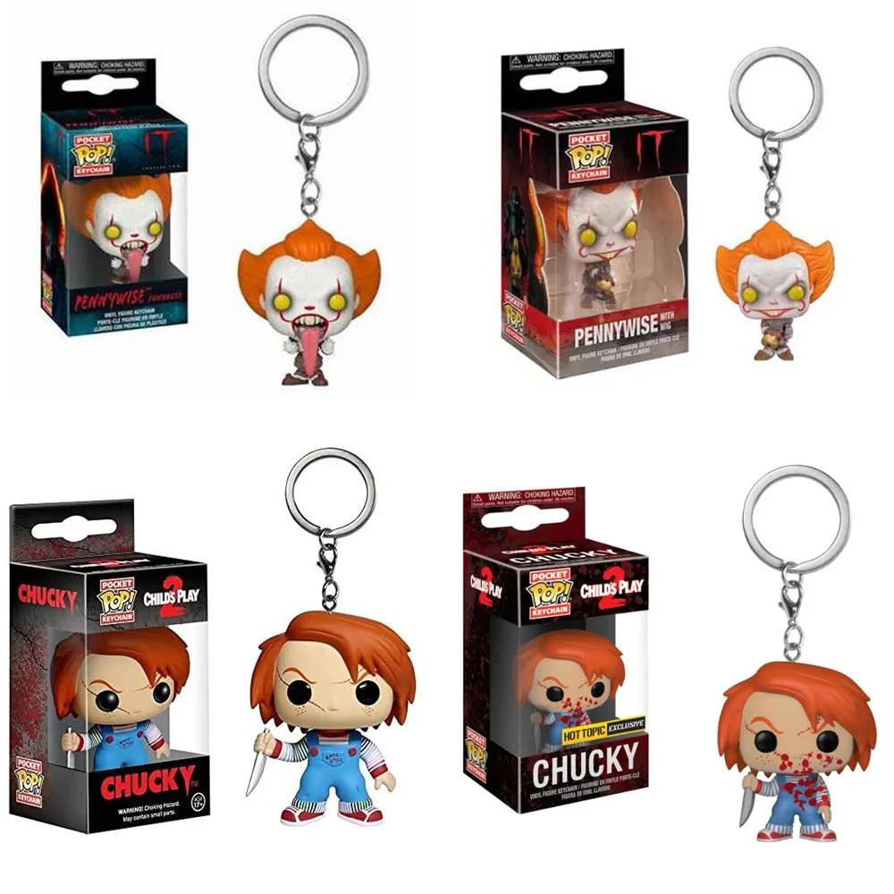 Брелок Funko Pop пеннивайз Чаки поп Карманный с фильмами ужасов это виниловые