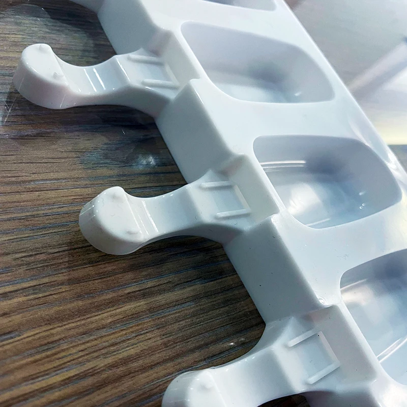 4/8 отверстий пищевая силиконовая форма для мороженого Ice Pop Cube с палочками десерт