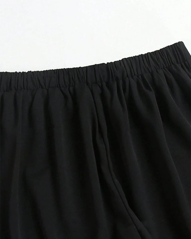 Женские брюки элегантные деловые городские Капри с высокой талией прямые