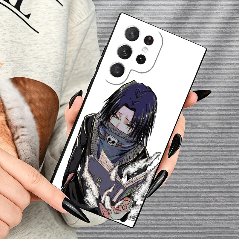 Фото Мягкий чехол для телефона Samsung Galaxy S24 S25 S26 Ultra Hunter X-Hunters Feitan Portor S23 S22 Plus S21 FE S20 + Edge, черный, размер S №2
