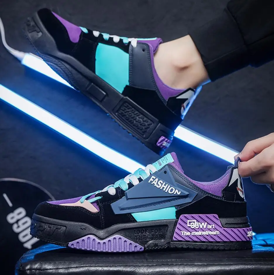 Мужские Нескользящие кроссовки в стиле хип-хоп