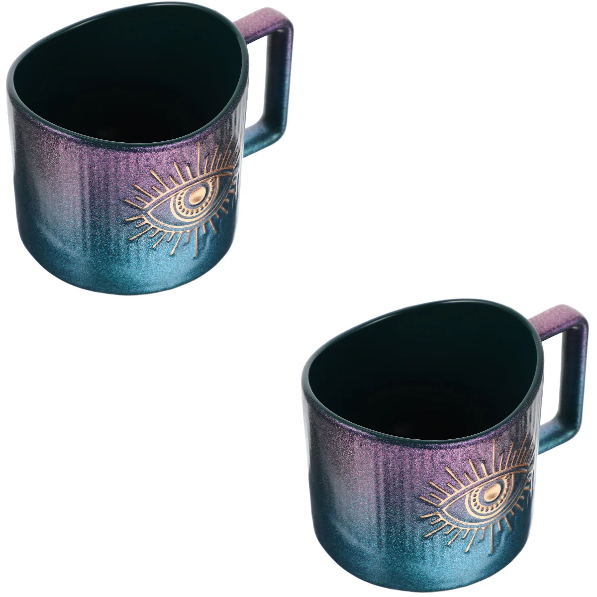 

Coffee Mug Mugs Cup Water Ceramic Eye Evil Tea Kawaii Stonware Holder Drinking Container Breakfast European Cappuccino Large