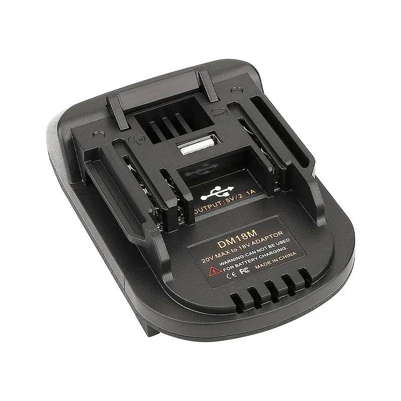 

Адаптер аккумулятора DM18M для Milwaukee, Dewalt, Makita