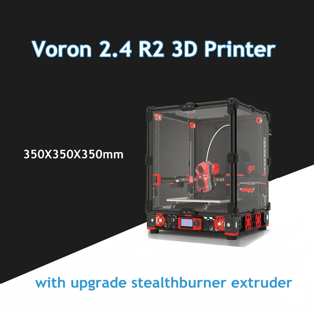 

Voron 2,4 R2 350 мм комплект для несобранного 3D-принтера с индивидуальным цветом R2 CNC + ABS запчасти
