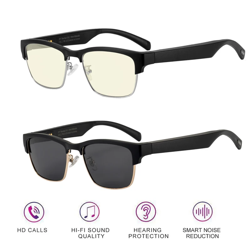

Smart Glasses Wireless Bluetooth-compatible Call Audio Glasses Hands-Free Calling Music Audio Sports Glasses Wireless Headphones