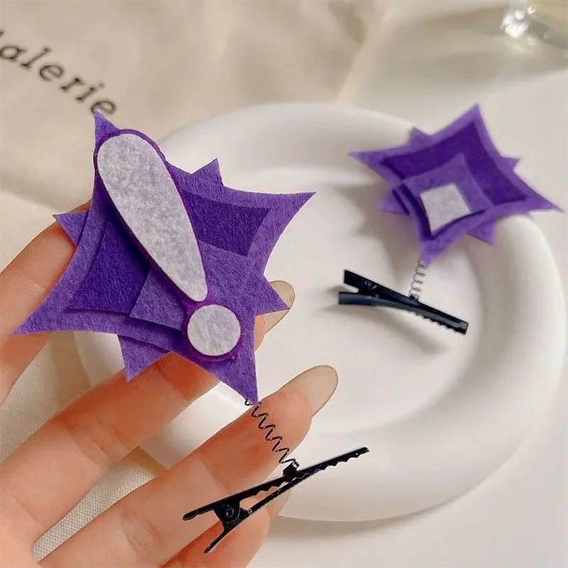 Весенние заколки для волос унисекс в стиле Genshin Impact металлические головные уборы