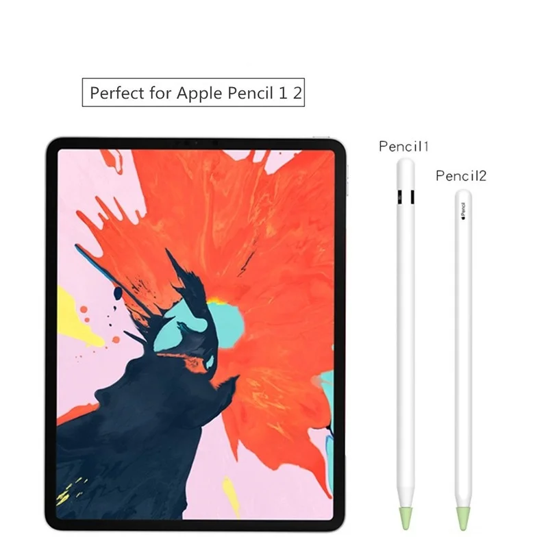 10 шт. силиконовый сменный наконечник для Apple Pencil 1 2 сенсорный стилус чехол перо