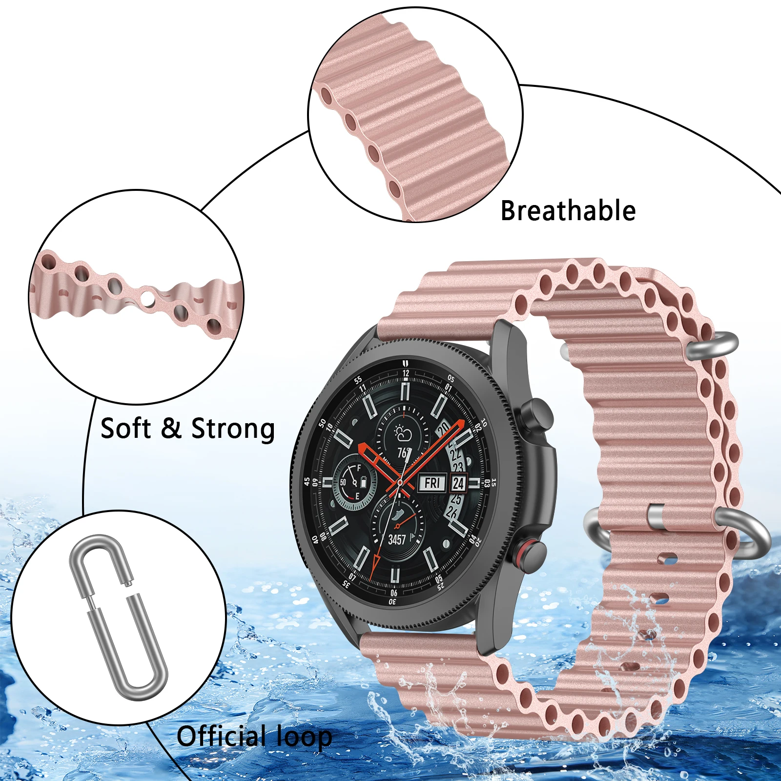 22mm Soft Silicone Strap For Realme Watch 2 / 2 Pro Band Bracelet Watchband For Realme Watch S/S Pro Strap Wristband Replacement