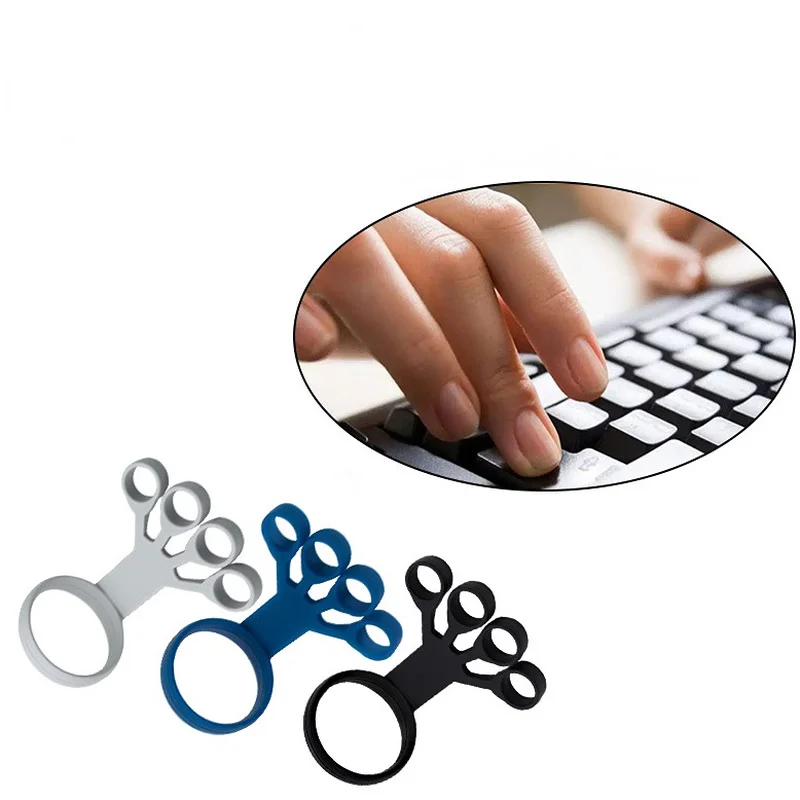 

Silicone Grip Device Finger Exercise Stretcher Arthritis Hand Grip Trainer Strengthen Rehabilitation Training To Relieve Pain