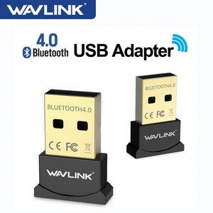 Wavlink Mini Usb Bluetooth адаптер V4.0 ключ с низким энергопотреблением USB адаптер позолоченный Plug  Play микро-ключ для ПК ноутбука настольного компьютера