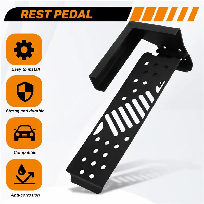 Фото Подножка для водителя A82M-Dead Pedal, левая, для Jeep Wrangler JL JLU 2018-2022, Gladiator JT 2020 №2