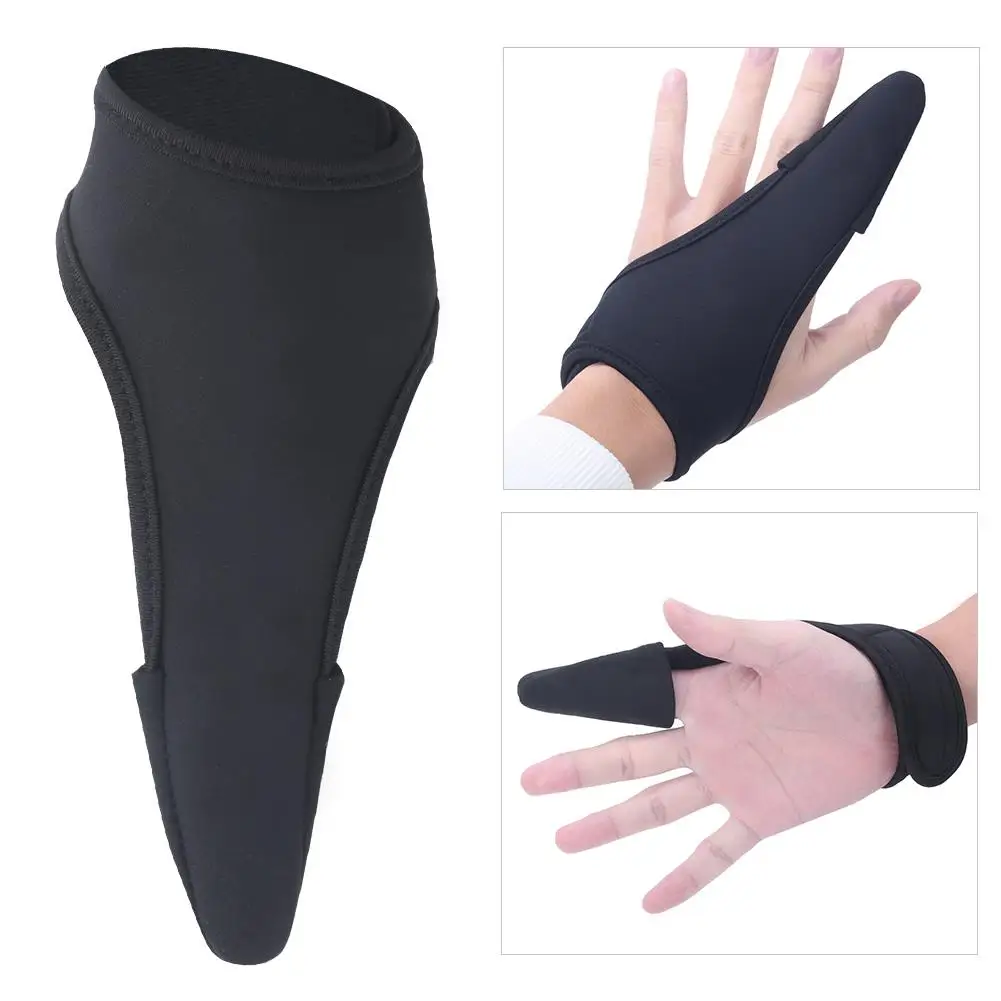 2 шт. нескользящие регулируемые рыболовные перчатки — защита на один палец для