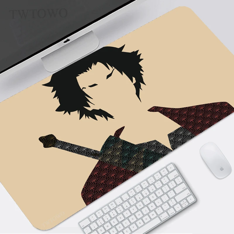 

Коврик для мыши Samurai Champloo, большой игровой коврик для компьютерной мыши, размер XL, HD, нескользящий, размер XXL, офисный, для компьютера