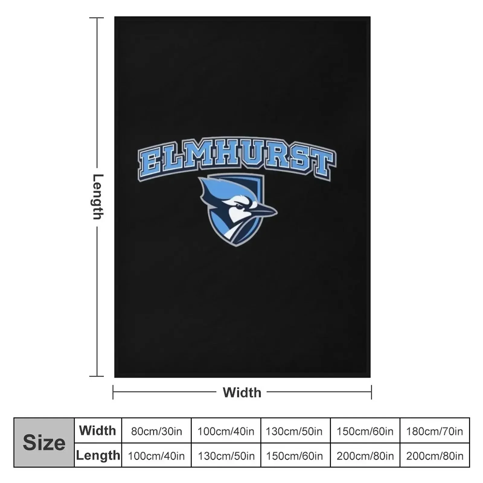 Elmhurst University - College Throw Blanket одеяла и детское постельное белье диванные