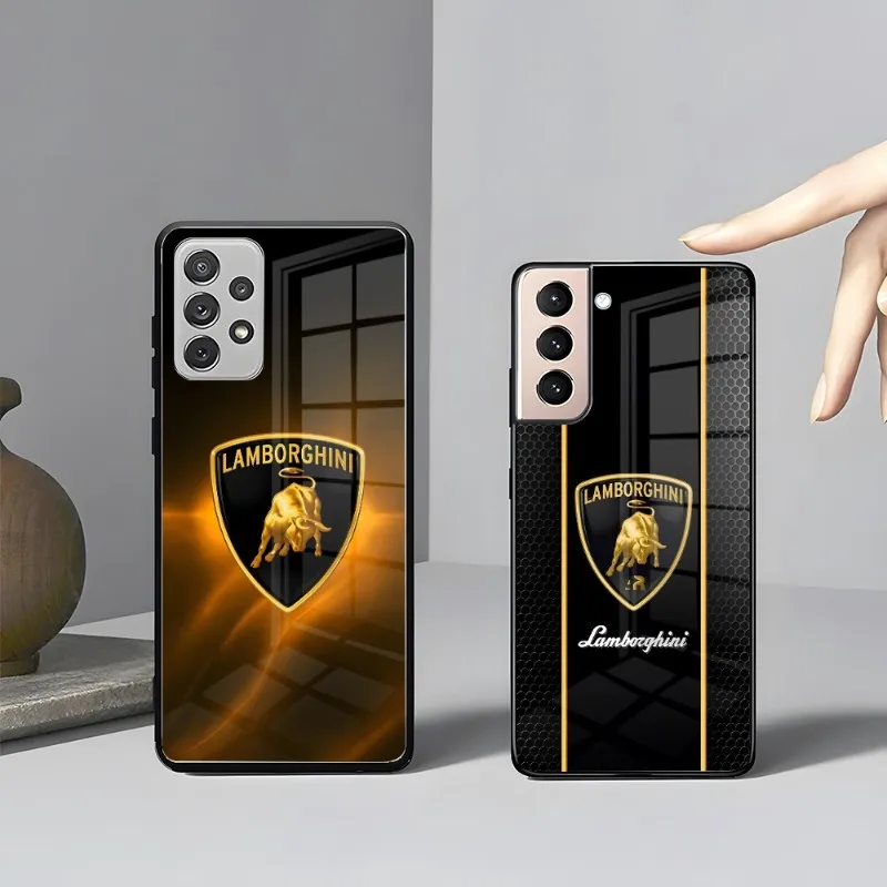 

Чехол для телефона Samsung S23, S21, S22, Ultra A 42, 32, 5G 52, 51, Note 20, S10, E Plus, S20, FE, S22 Pro, A12, 22, стеклянный чехол