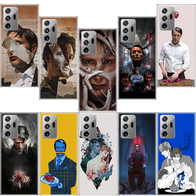 Чехол Hannibal Movie для телефона Samsung F52 F62 Note 20 Ultra 10 Lite 9 8 M11 M12 M21 M30S M31S Galaxy M32 M51 M52 J8 J6 J -