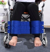 wheelchair footrest non slip adjustable leg restraint strap seat belt elderly patients wheelchair limbs fixed belt brace support
