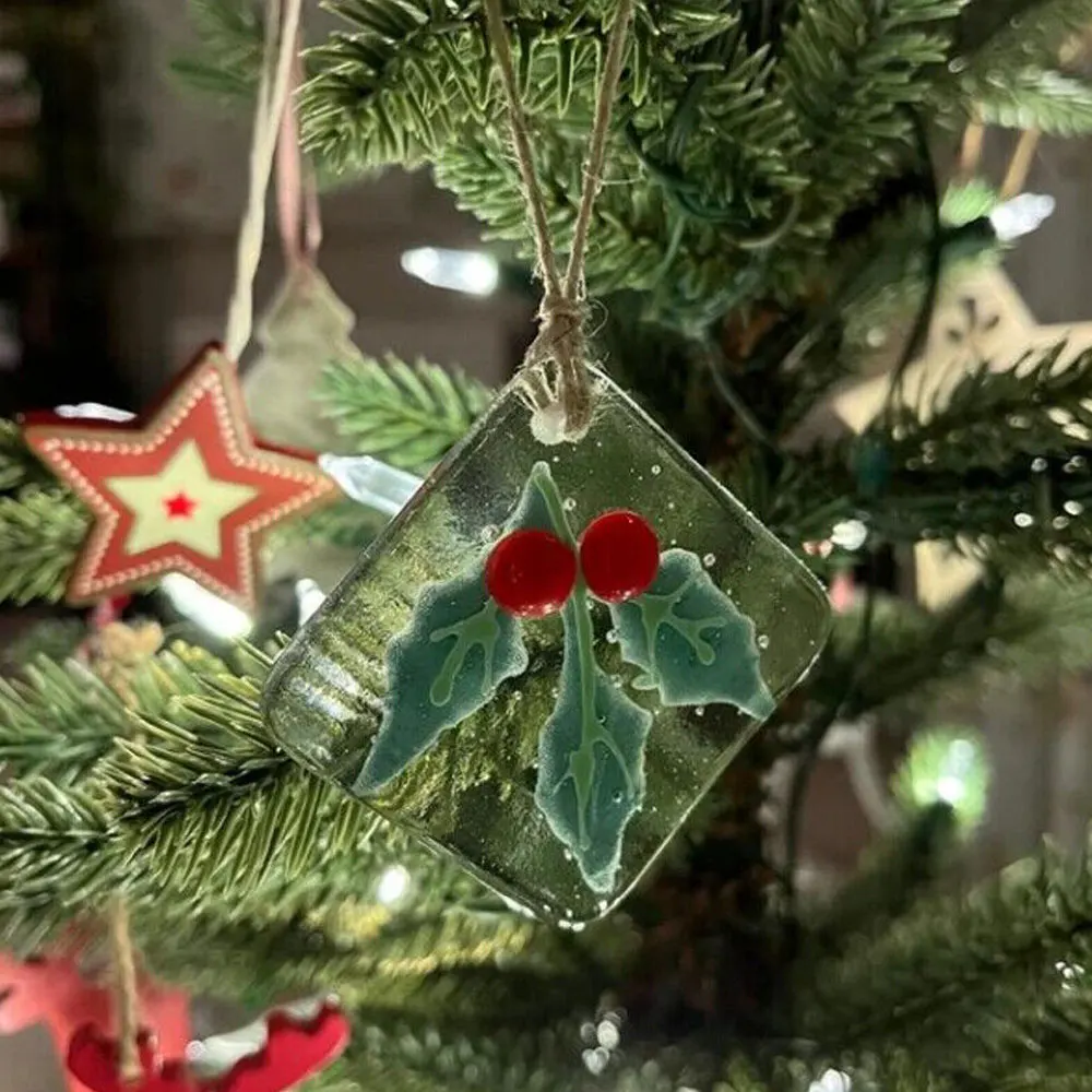 

Стеклянные украшения для рождественской елки, подвеска, Рождественские Зимние украшения, рождественские украшения для улицы