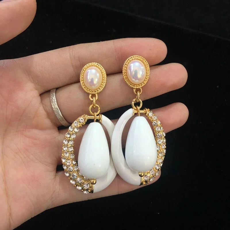 Женские модные серьги винтажные персонализированные серьги-гвоздики со