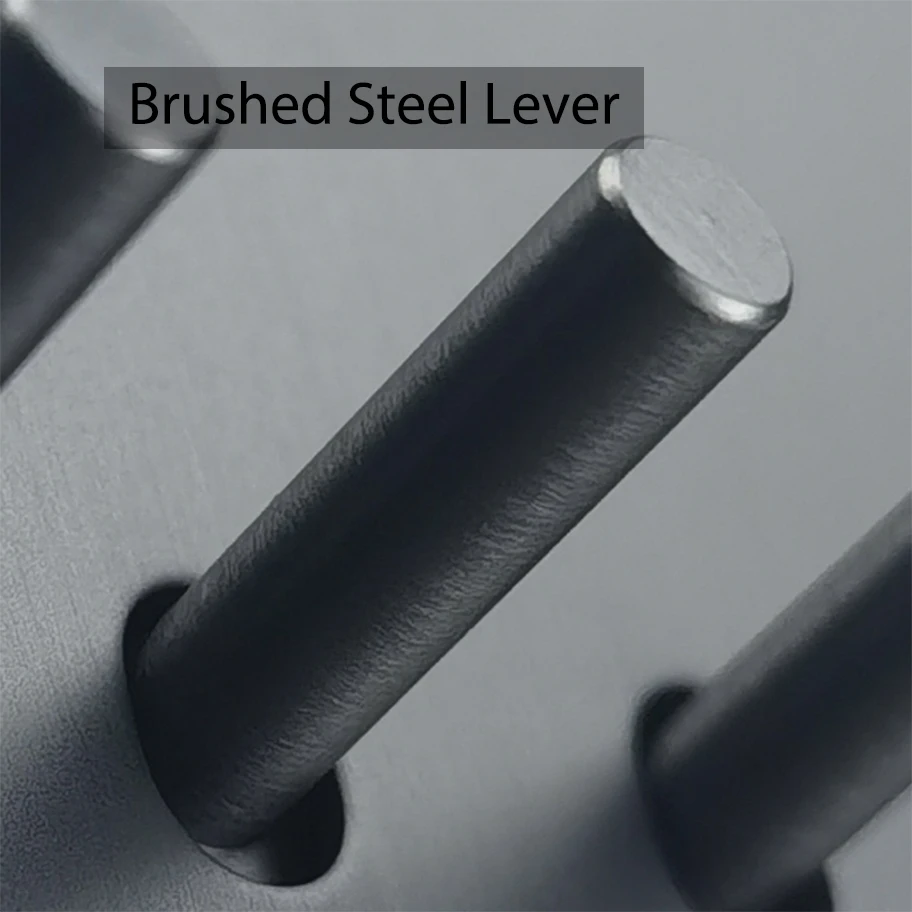 Тумблер WALLPAD 2-позиционный настенный выключатель матовая тонкая стальная панель