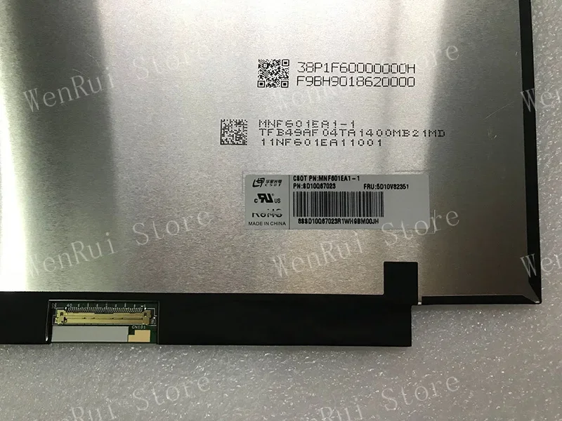 Светодиодный ЖК-экран 15 6 дюйма UHD MNF601EA1 аналогичный для ноутбука Lenovo ThinkPad X1 Extreme Gen