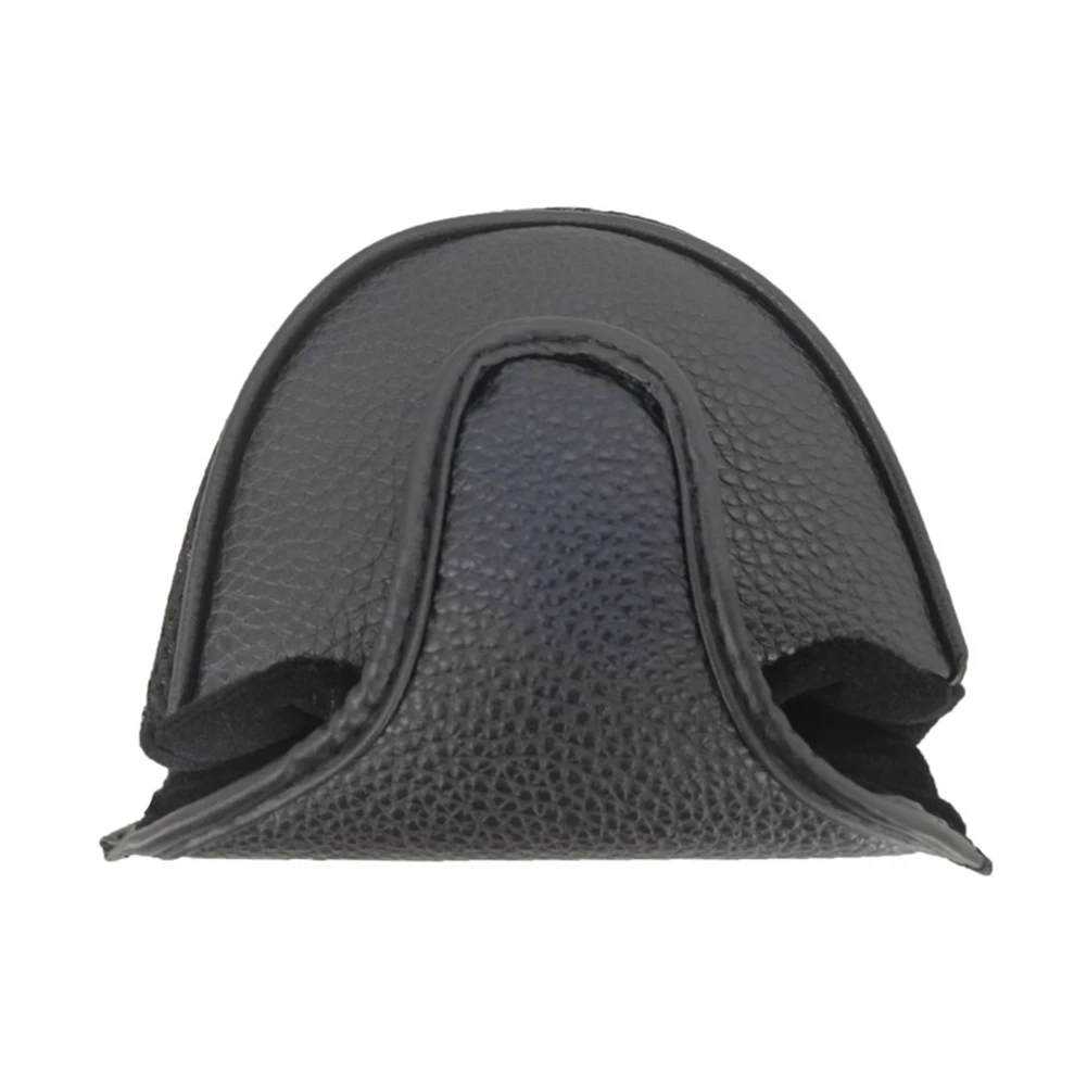 

Mallet Putter Cover Accessories Gift Clasp Stylish Solid Color Protector Sleeve Golf Clubs Center Shaft PU Leather Unisex
