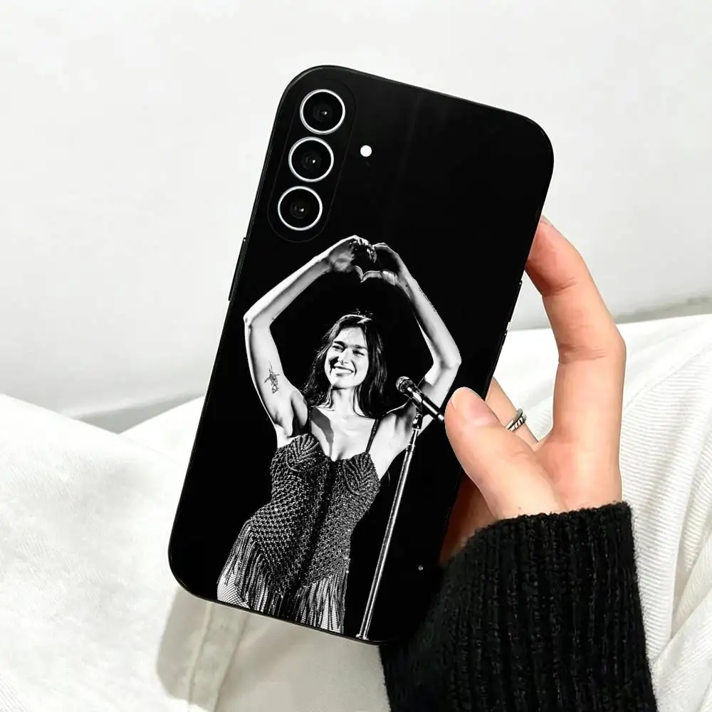 Фото Чехол для телефона D-Dua M-Lipas Singer, черный, силиконовый, мягкий, для Samsung Galaxy A73, A72, A71, A70, A53, A52, A51 №3