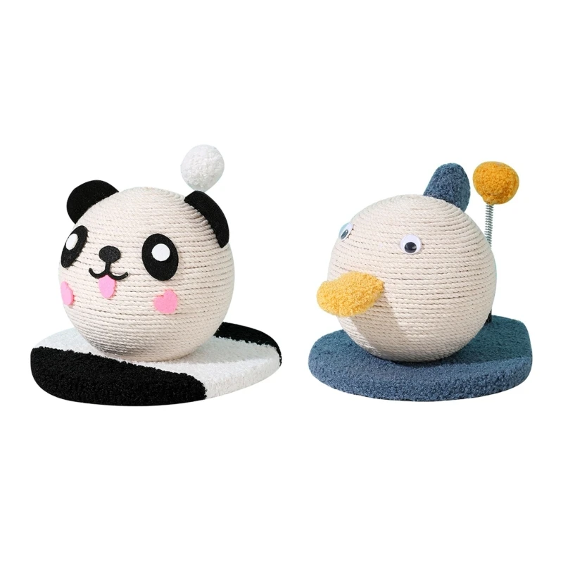 

Когтеточный мяч для кошки котенка панды/утки тема для шлифовки кошачьих когтей