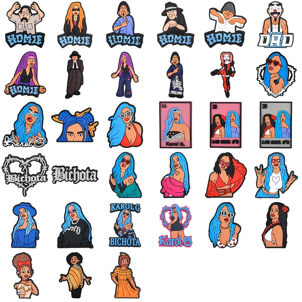 Новое поступление подвеска в стиле фильма Кроксы Женская обувь хип-хоп украшение