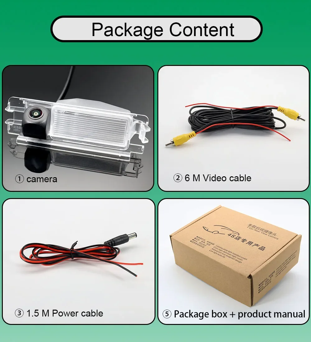 Камера заднего вида AHD 1080P рыбий глаз для Dacia Sandero stepway II 2012 ~ 2019 170 ° HD камера ночного