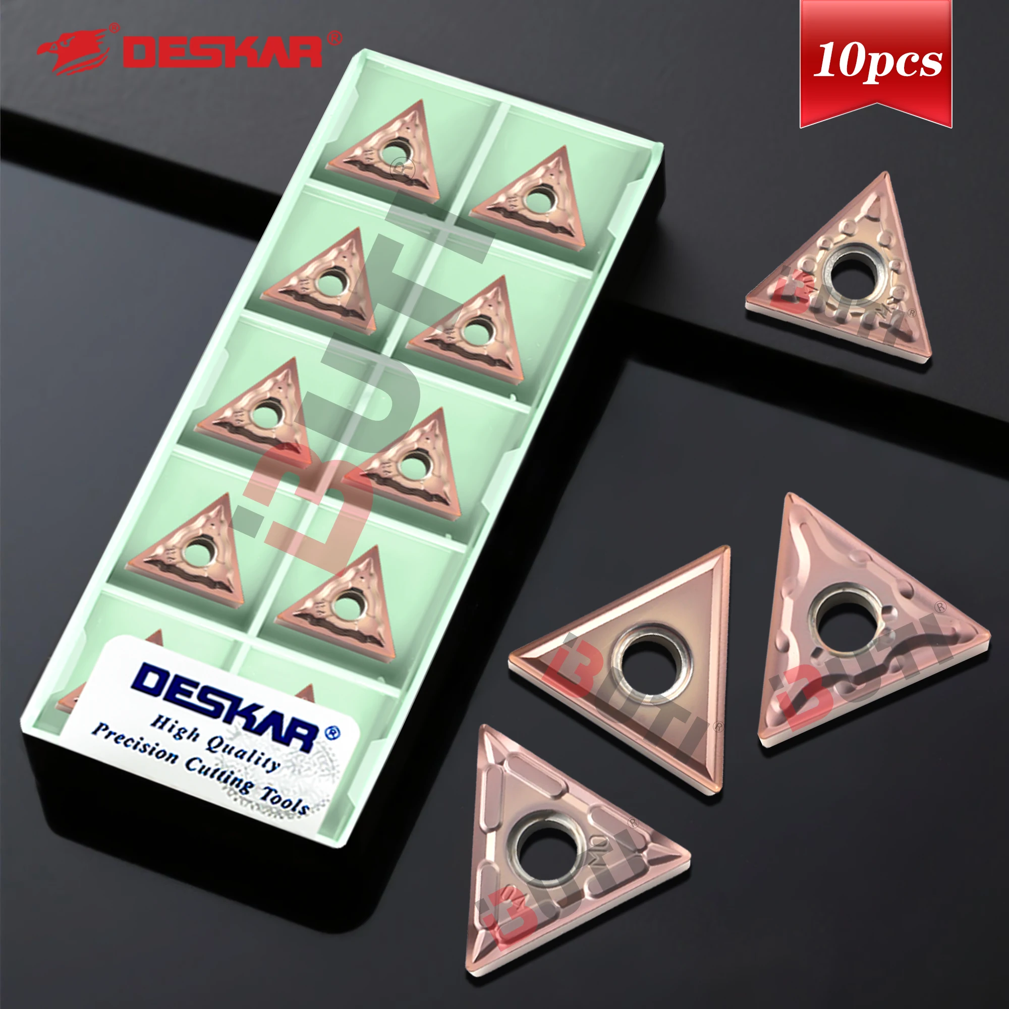 DESKAR 100% оригинальные специальные лезвия из нержавеющей стали TNMG160404 TNMG160408-MA R/L-S MM LF6118 Треугольные вставки с внешним кругом с ЧПУ