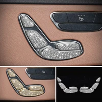 for mercedes benz s class w222 14 17 gold silvery crystal style seat adjust buttons cover trim