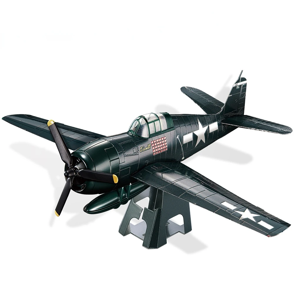 

3D Metal Puzzle GRUMMAN F6F HELLCAT Model Kits for Teens DIY Toy Jigsaw Birthday Gifts