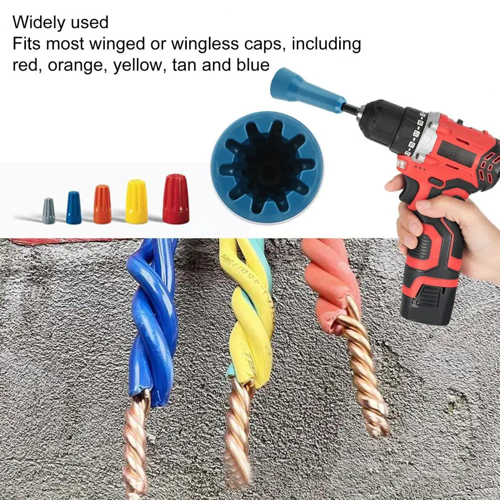 

Wire Connector Driver Efficient Wire Twisting Tools for Quick Easy Connections Compact Size Reusable Design Enhanced Wiring