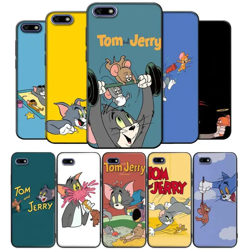

Cat TOM Mouse JERRYS Phone Case For Iphone SE 2020 6 6s 7 8 plus X Xr XS 11 12 13 Mini Pro Max Fundas Cover