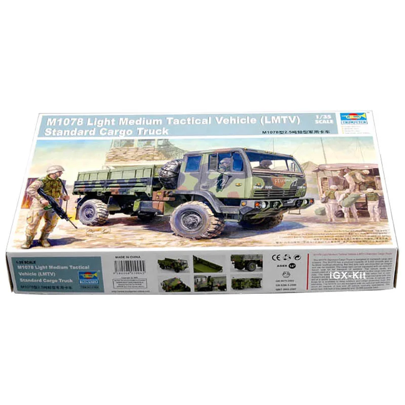 Trumpeter 01004 1/35 US M1078 LMTV Стандартный Грузовой автомобиль 2 5 T военный детская
