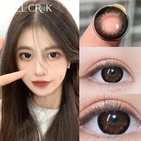 mill creek 1 pair color contact lenses for eyes myopia prescription natural eyes contacts lens beauty pupil yearly fast shipping