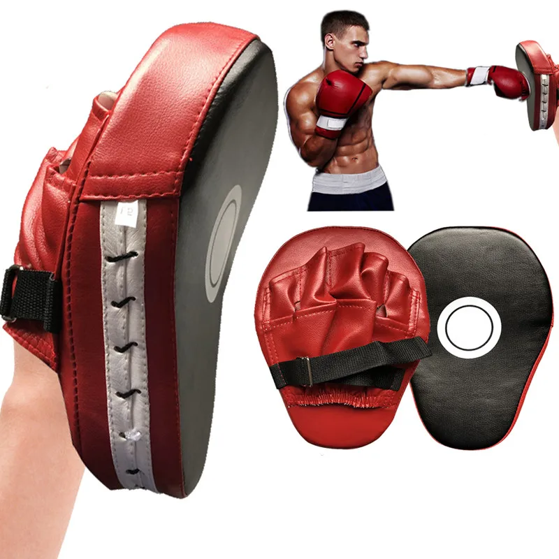 

1pcs Boxing Muay Thai Hand Target Martial Thai Kick Sanda Karate Thickened Training Mitt Fitness Taekwondo Sparring Boxing Bags