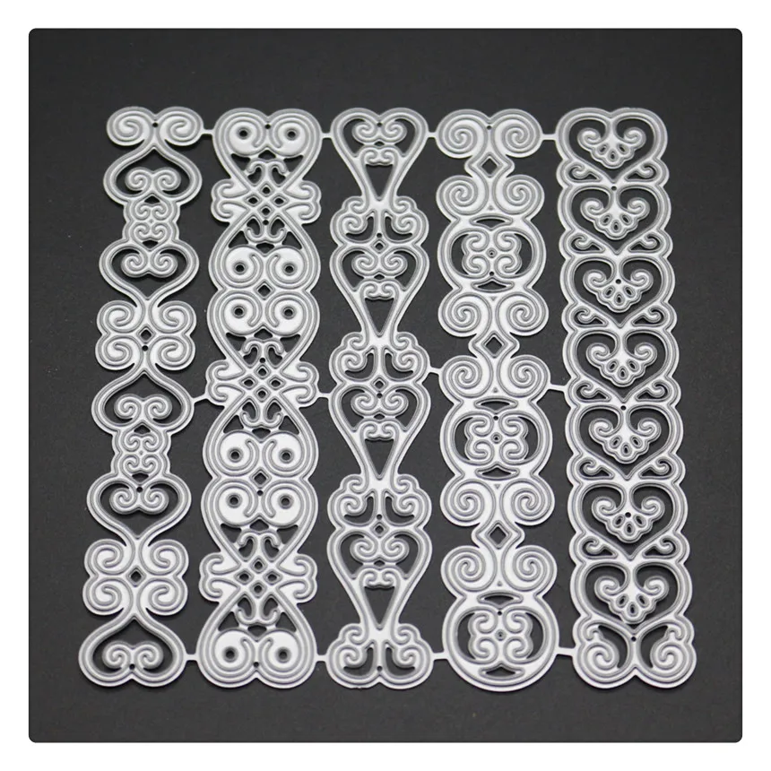 

YINISE Laces Scrapbook Metal Cutting Dies For Scrapbooking Stencils DIY Album Cards Decoration Embossing Folder Crafts Die Cuts