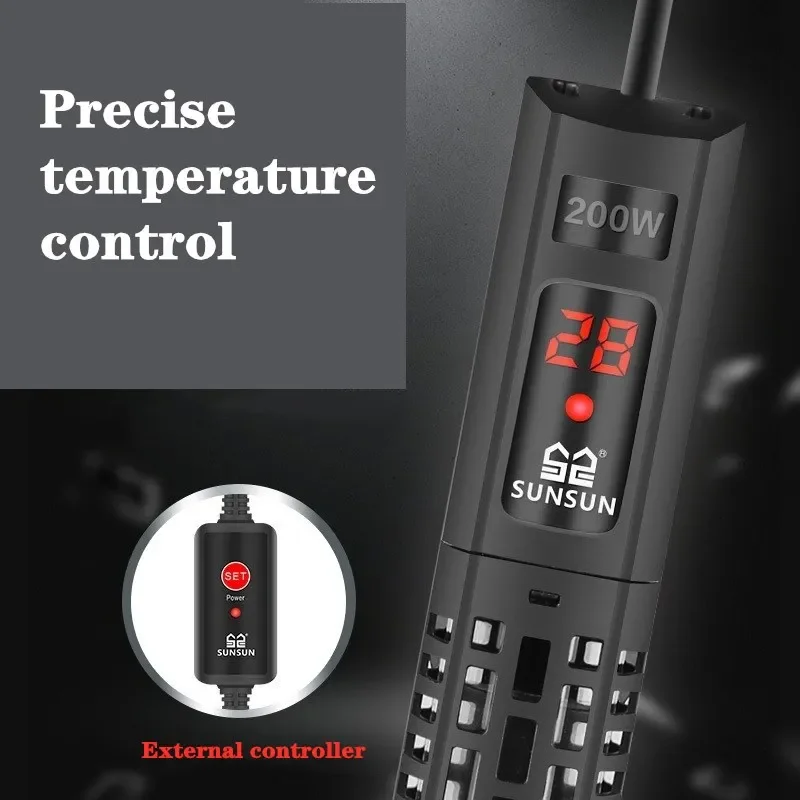 Аквариумный нагреватель погружной автоматический термостат воды в аквариум с